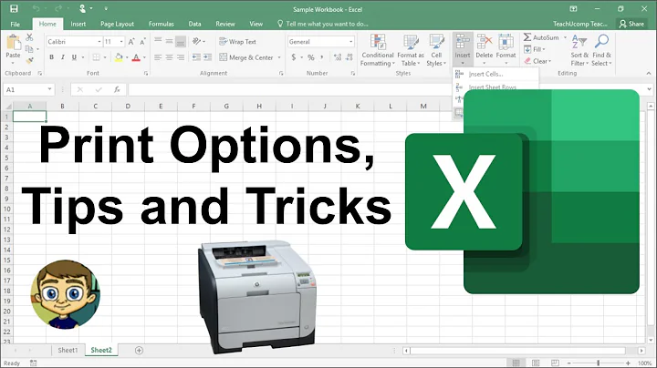 Excel Print Options, Tips and Tricks Tutorial