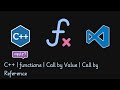C++ | functions | Call by Value | Call by Reference | Quizzes