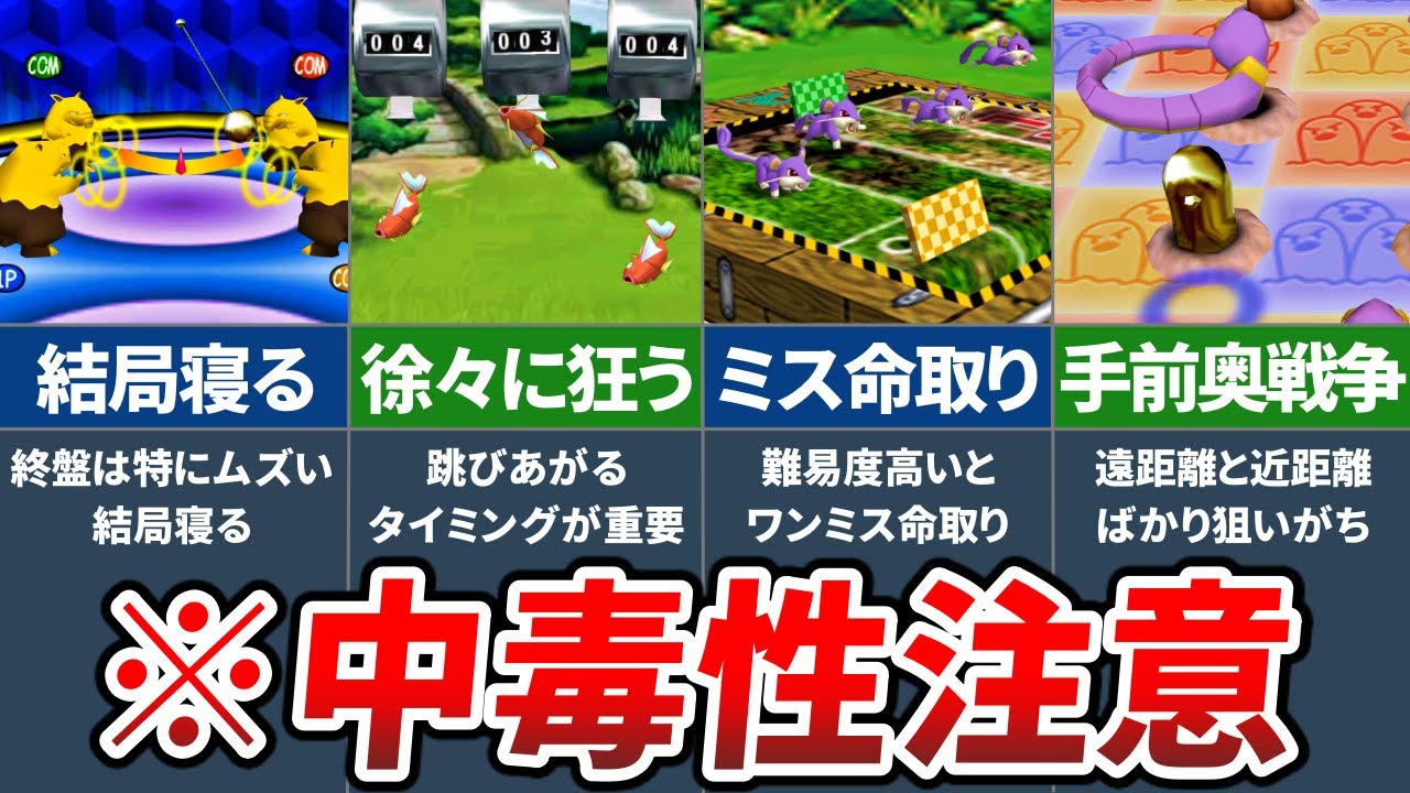 ポケスタ2の中毒性のあるミニゲームランキング ポケモンスタジアム2 ゆっくり解説 Youtube