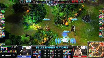 NIP vs ATN | Ninjas in Pyjamas vs Alternate Game 3 for 5th place | European LCS Playoffs | GamesCom