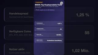 BISON: Geheimtipp für Krypto-Einsteiger! Deutsche App unter der Lupe 🚀