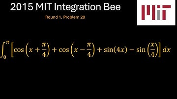2015 MIT Integration Bee Round 1, Problem 20
