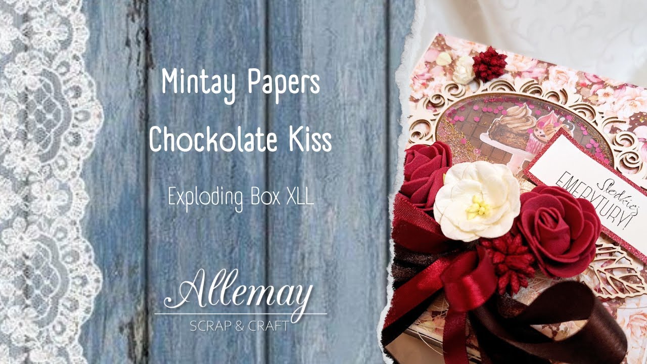 Mintay Papers - Chocolate Kiss Big Exploding box 