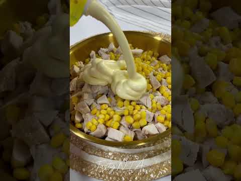 Tovuqli salat #salad #salata #салаты #куриные #rek #shortsfood #рекомендации #recipe #cooking #food