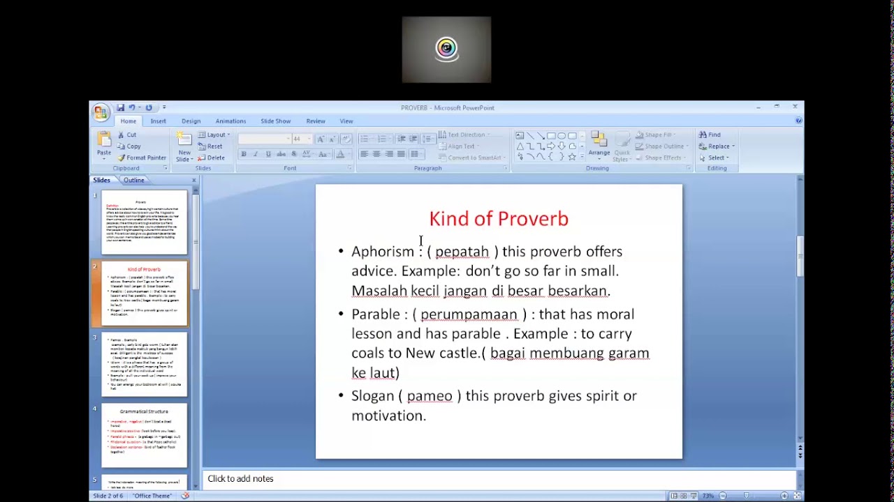 Proverb And Riddle 2020 04 07 21 55 56 By Om Gik Youtube