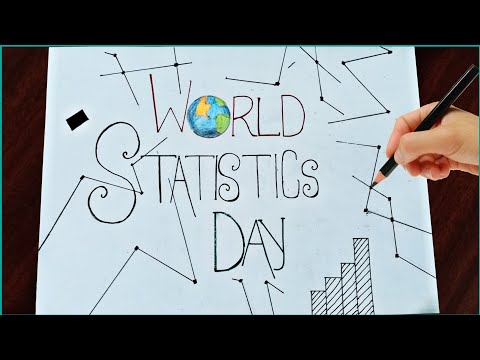 How To Draw World Statistics Day Poster Theme || World Statistics Day Theme Drawing | #Statisticsday