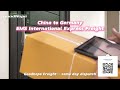 China to Germany EMS Shipping