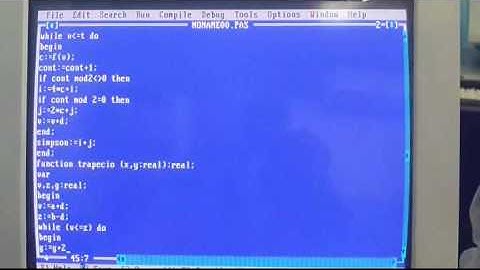 Programacion simpson y trapecio