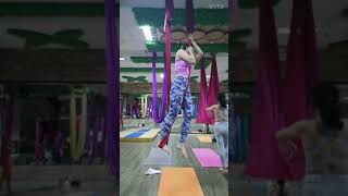 Ariel Yoga Pose 2