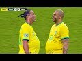 EVEN OLD FAT RETIRED RONALDINHO AND ADRIANO SCORED 3 GOALS AND PUT ON A SHOW IN THIS MATCH
