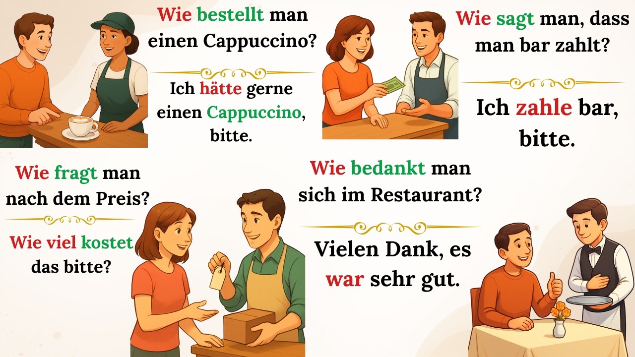 Mit diesen Sätzen sprichst du Deutsch sofort 💬 | 150 Fragen