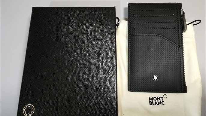 Montblanc Sartorial Wallet, Leather, Black, 6 Cards, Money Clip, 13031 -  Iguana Sell