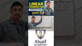 Introduction to Linear Combination | Linear Algebra Lecture | Vector Space Basics