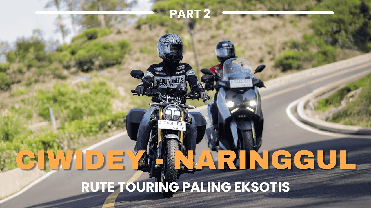 Touring Ciwidey - Puncak Guha via Naringgul | Jalur Eksotis | TVS Ronin vs XMAX | Part 2