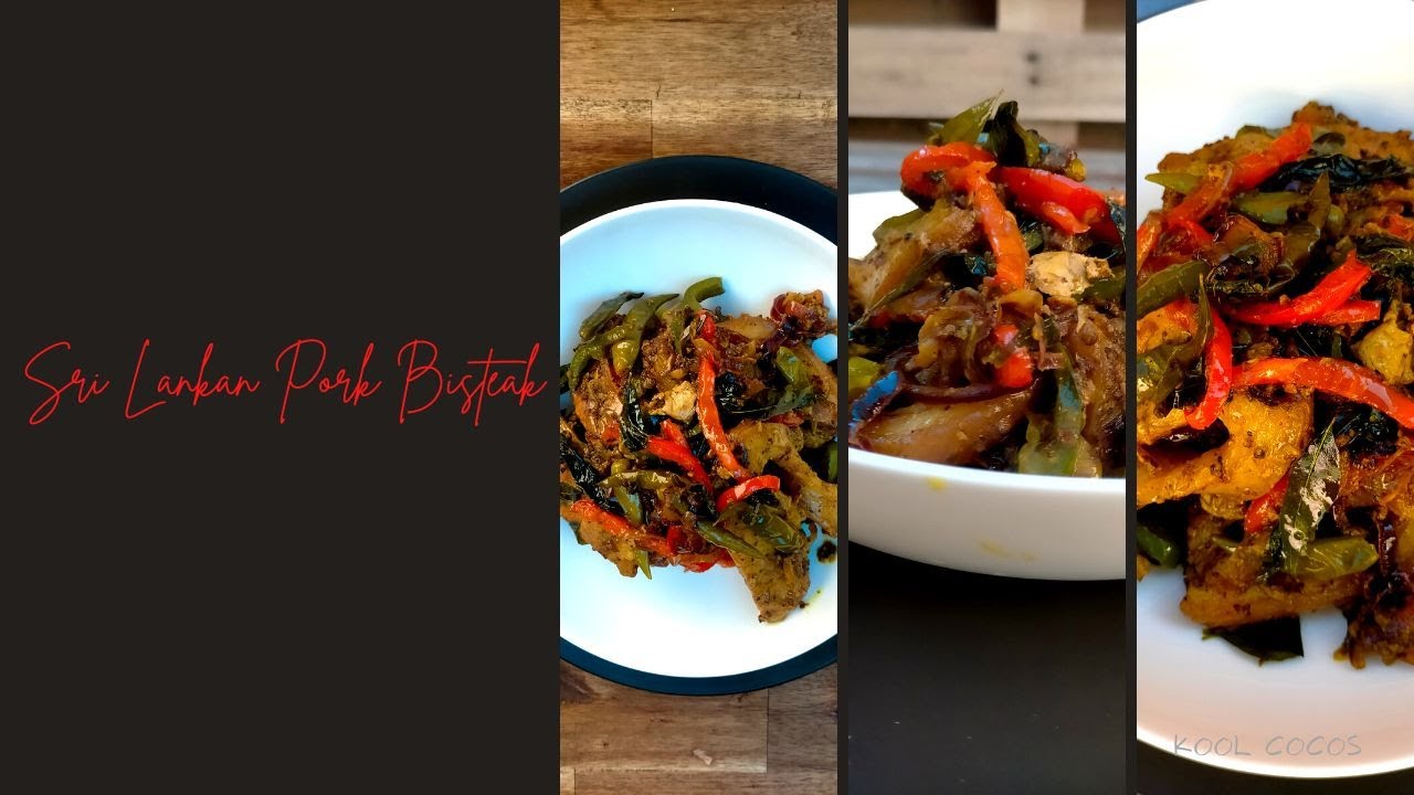Sri Lankan Pork Bistek How to make Sri Lankan pork stew Pork