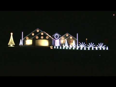 Crooks Christmas Lights 2009 HD Video - Music Box Dancer - By DJSchwede