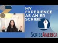 My experience as an er scribe  scribe america