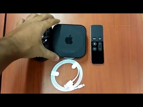 Unboxing and setup Apple TV 
