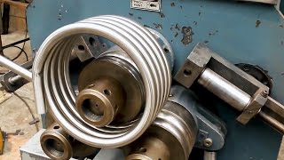 Extremely Automatic Modern Giant Spring Coiling Producing Process | Most Ingenious Tool &amp; Machine