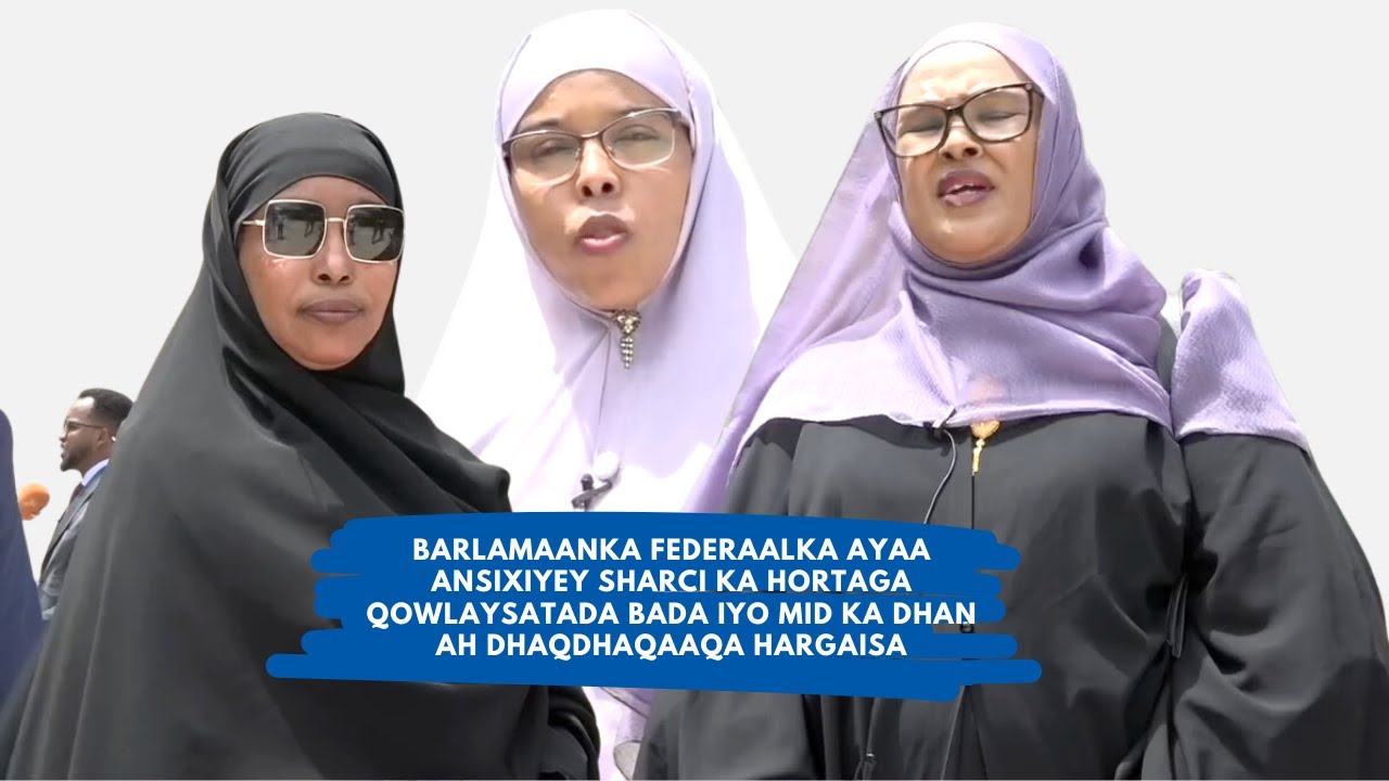 Barlamaanka federaalka ayaa ansixiyey sharci ka hortaga qowlaysatada bada iyo mid ka dhan Hargaisa