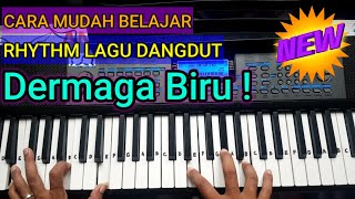 cara belajar chord lagu dermaga biru keyboard piano untuk pemula