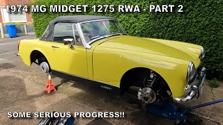 1974 MG Midget 1275  Part 2  Suspension and Brakes