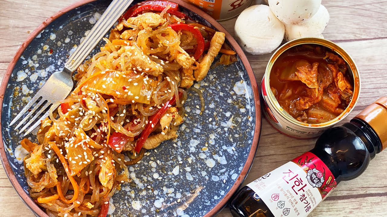 Чапче по-корейски - праздничное корейское блюдо из лапши / Чапчхэ ...