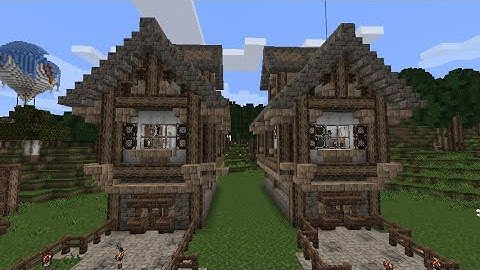 Minecraft how to build a medieval style house(Part 2)