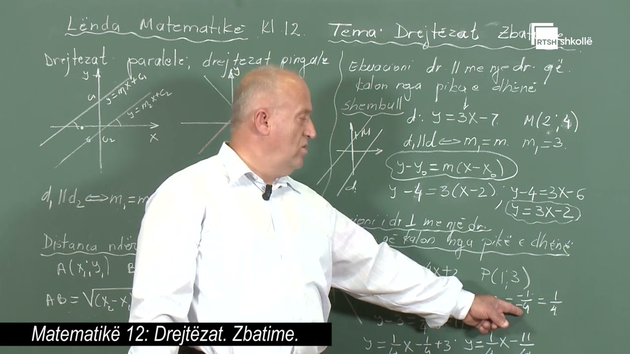 Drejtëzat. Zbatime | Matematikë 12