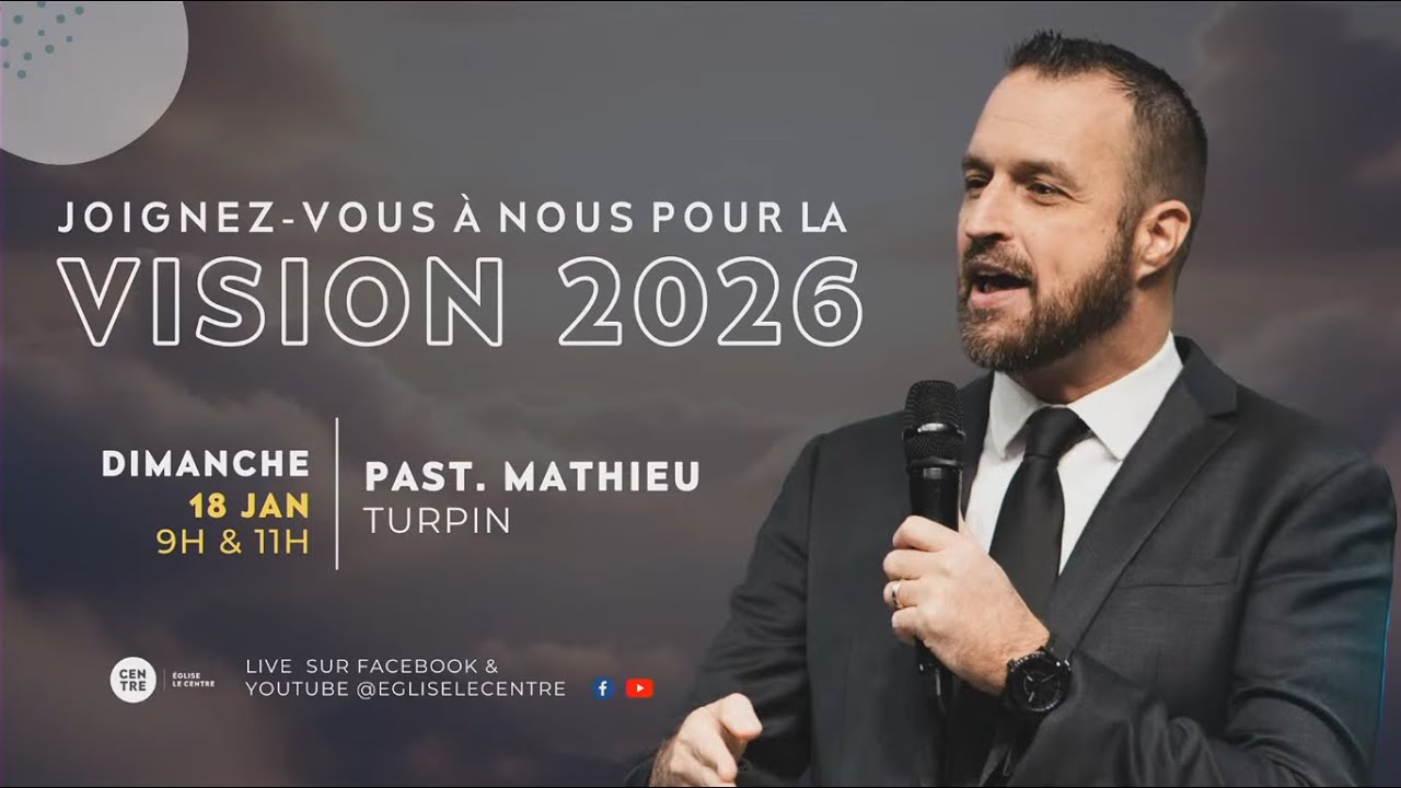 Vision 2026| Past. Mathieu Turpin - YouTube