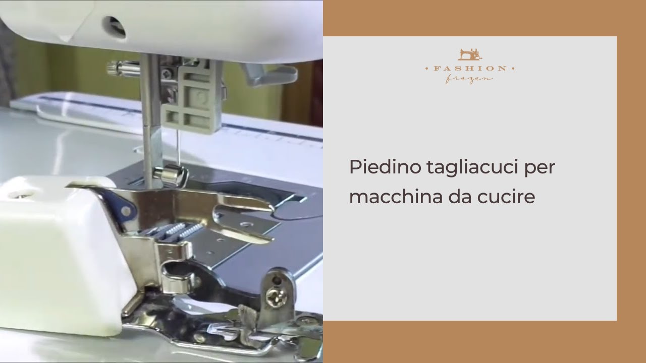 Piedino tagliacuci per macchina da cucire 