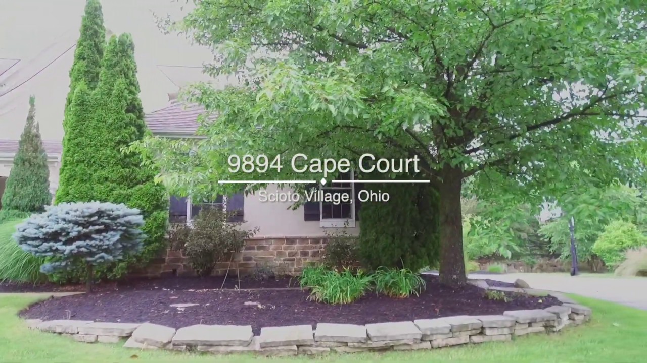 Central Ohio Real Estate Video Tour 9894 Cape Court, Scioto Village