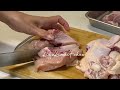 Easiest way to cut the whole chicken