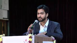 Induction Speech by an Alumni.