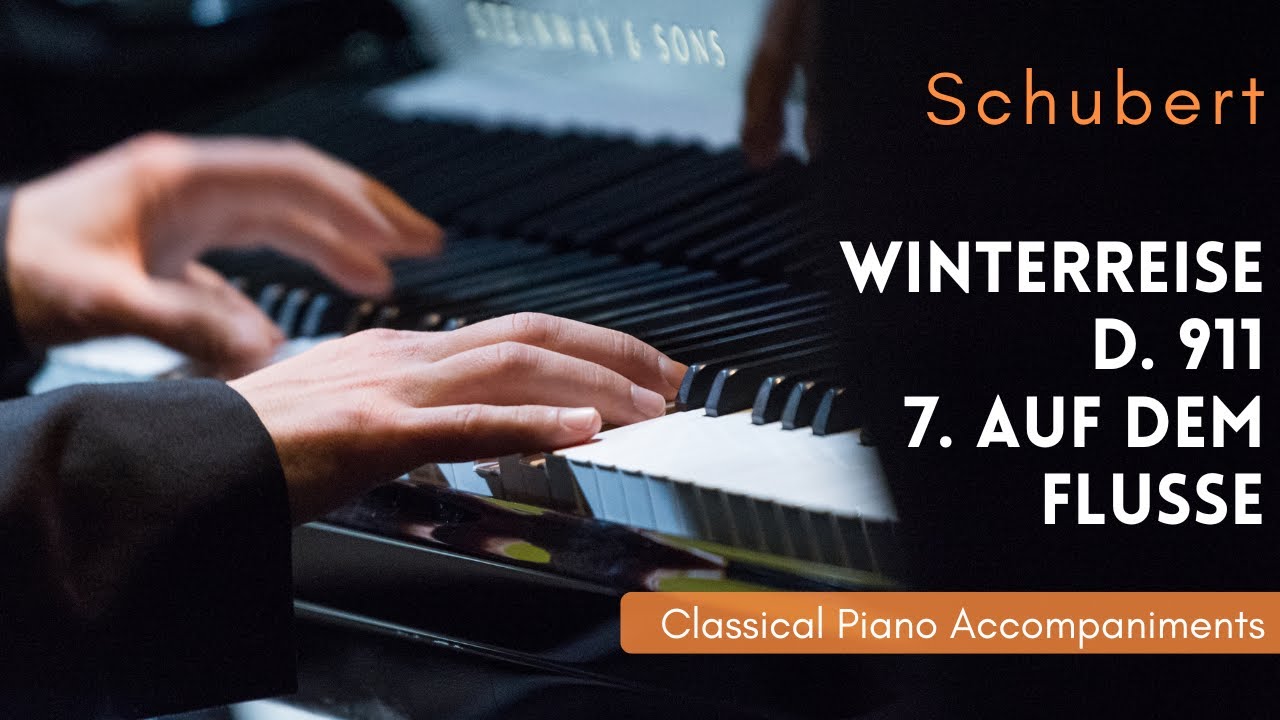 Schubert's Winterreise, D. 911: 7. Auf dem Flusse (Low Voice, Transposed) [Piano Accompaniment]