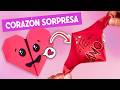 Corazón de Origami Fácil para San Valentín