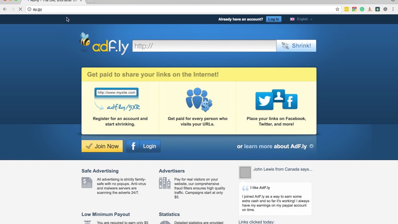 How To open ADFLY (adf.ly) links in every country ?