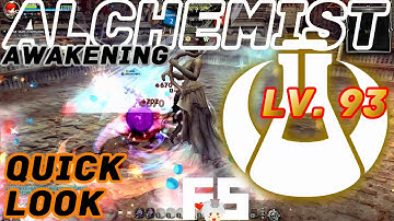 Dragon Nest Korea : Alchemist (Physician / Adept) Awakening Skills Quick Look - Lv. 93 KDN.