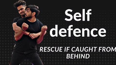 If someone is caught from behind, then defend it like this || power Full Self defence