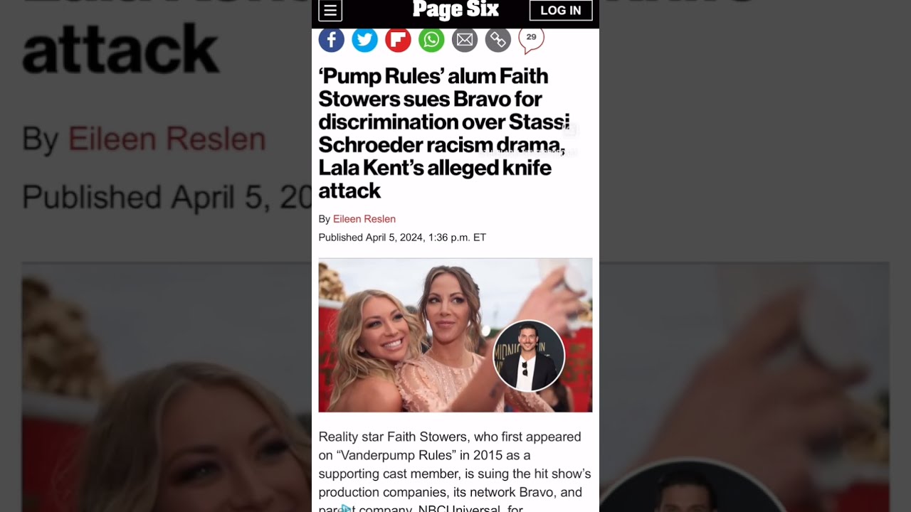 Former Bravo Star FaithStowers Of VanderpumpRules Suing For Discrimination Harassment Assault