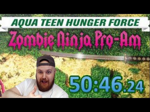 Aqua Teen Hunger Force Zombie Ninja Pro-Am Any% WR #worldrecord