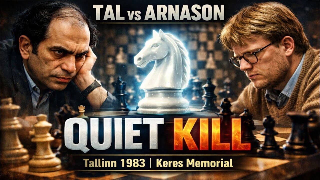 Mikhail Tal 🇱🇻 vs Jon L. Arnason 🇮🇸 | Keres Memorial 1983