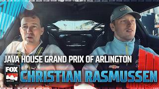 Christian Rasmussen Takes Will Buxton Around Streets Of Arlington Track