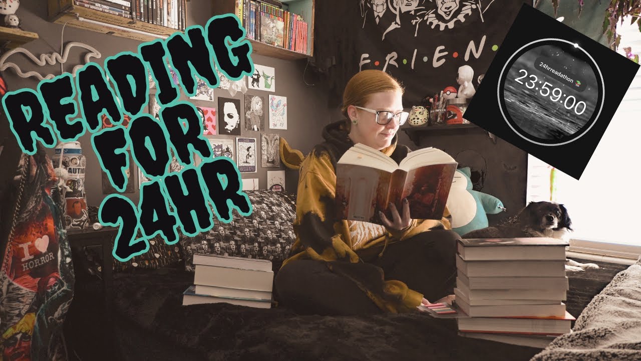 24 hour readathon! seeing hw much i can read in 24 hours - YouTube