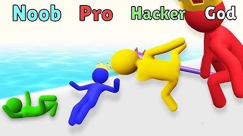 giant rush noob vs pro vs hacker vs God max level iOS gameplay #androidgameplay