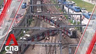 Hong Kong MTR train derails during morning rush hour screenshot 5