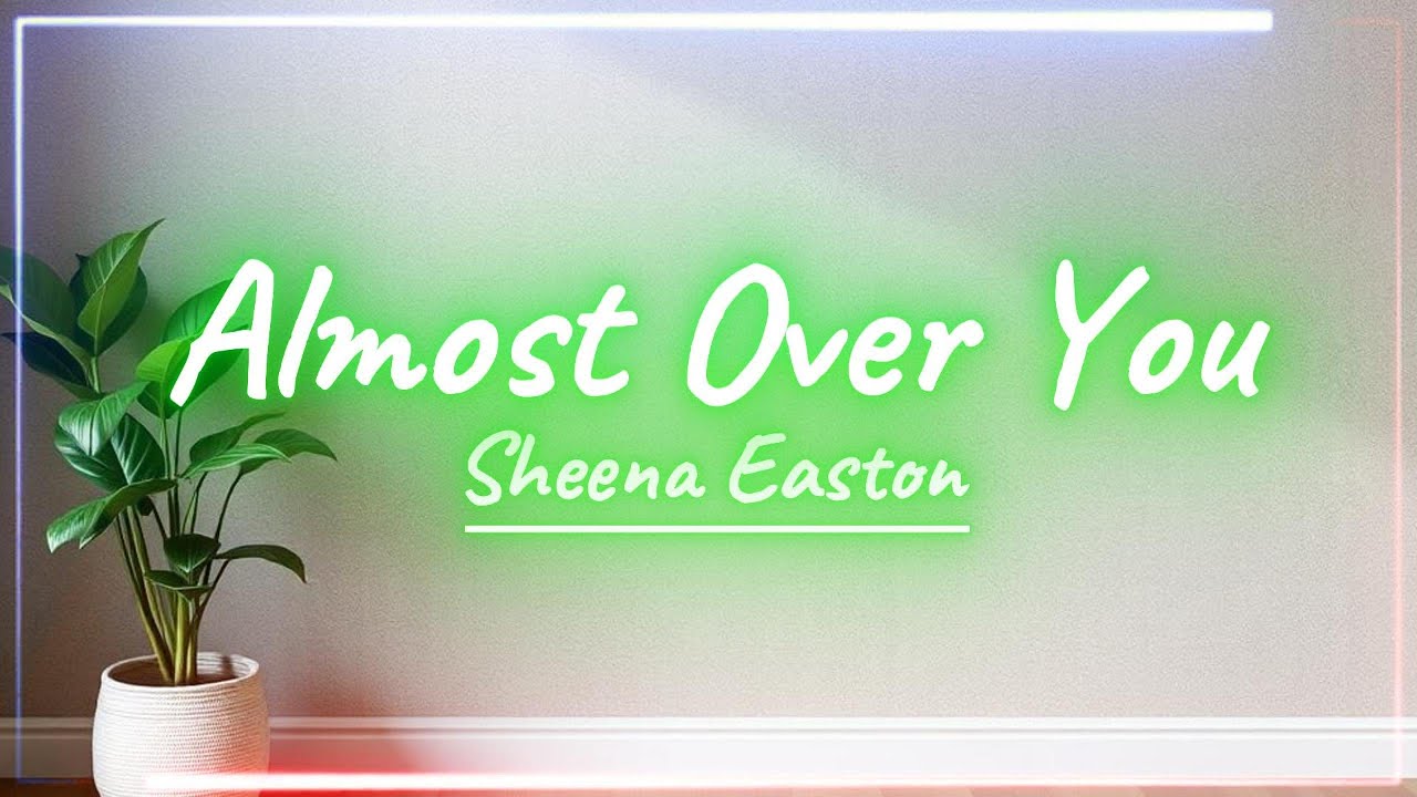 Almost Over You (Karaoke) - Sheena Easton - YouTube