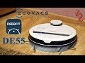 ECOVACS DEEBOT DE55 //РЕАЛЬНАЯ помощь в уборке или забава для кошки? //Наш первый робот-пылесос