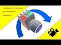 Using PowerPoint for 3D visualisation of a 3D part created in Shapr3D CAD software