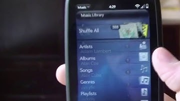 WebOS Gestures (HP Pre 3)